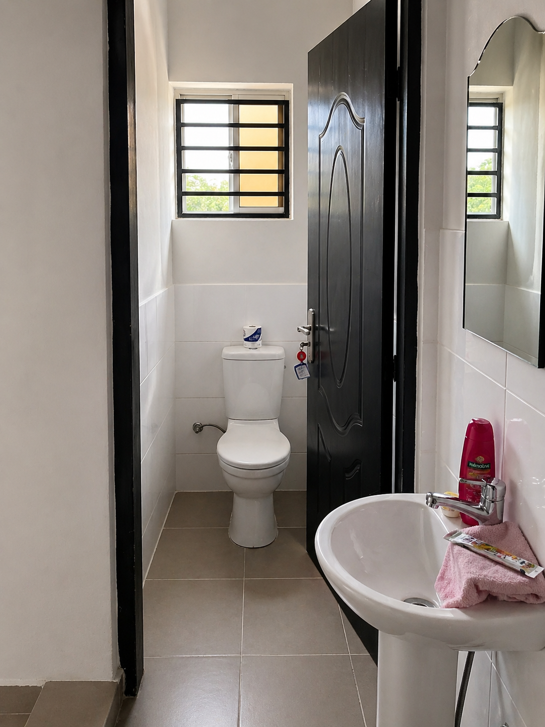 Clean modern bathroom