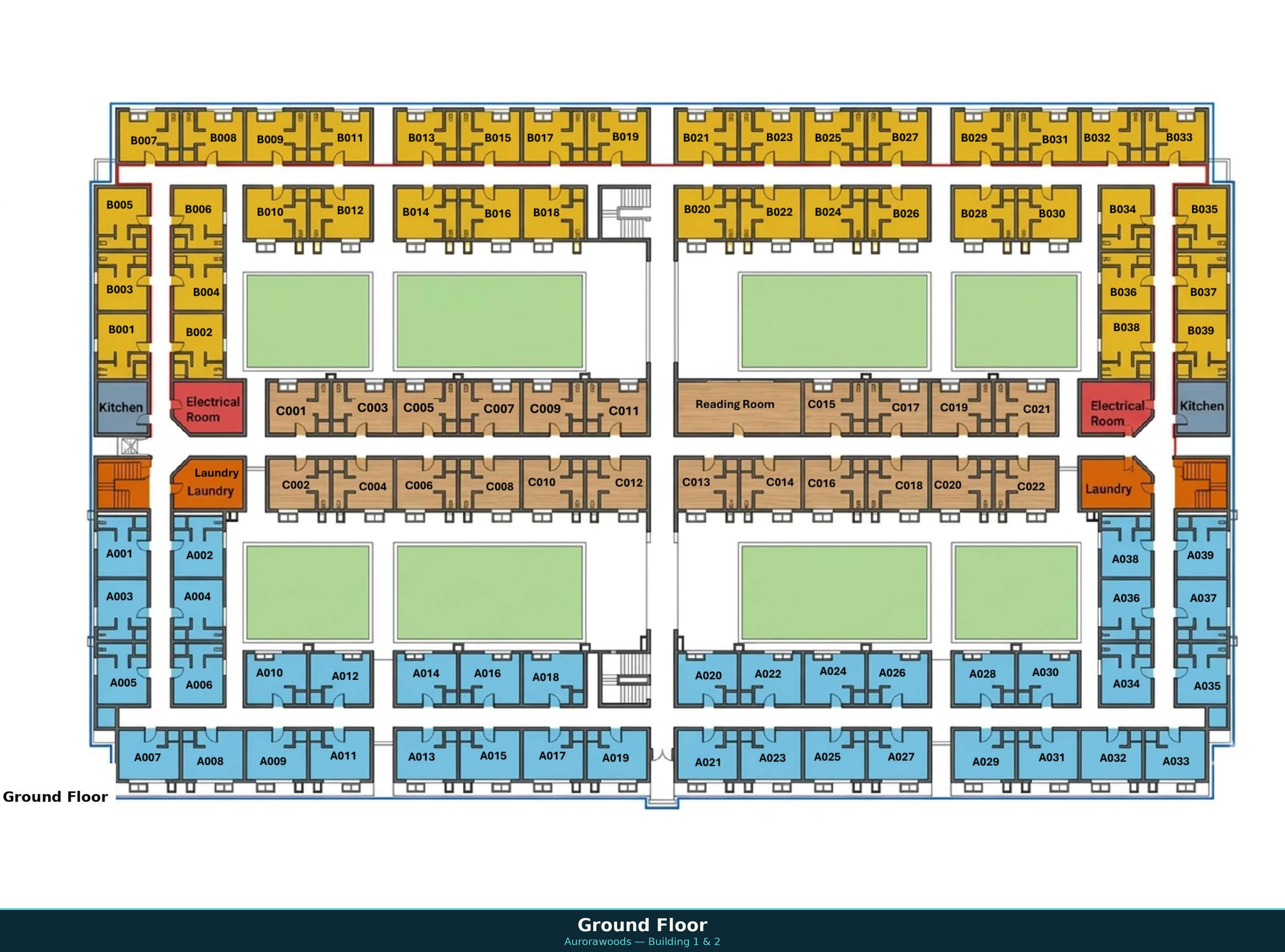 Ground floor layout